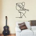 Decoratiune de perete, Sentimiento 332, Dimensiune: 46 x 56 cm, Negru