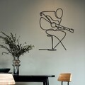 Decoratiune de perete, Sentimiento 332, Dimensiune: 46 x 56 cm, Negru