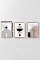 Tablou decorativ (3 Pieces), Artvmodel42-Ahsap, MDF (Grosime: 2,7 mm, Multicolor
