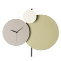 Ceas de perete, Pavimento, ø48 cm, Verde / Gri / Crem