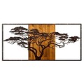 Decoratiune de perete, Acacia Tree, Lățime: 147 cm Înălțime: 70 cm Adâncime: 3 cm, Multicolor