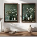 Tablou decorativ (2 Pieces), AI202, Cadru: 100% MOLID, Multicolor