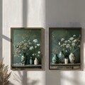 Tablou decorativ (2 Pieces), AI202, Cadru: 100% MOLID, Multicolor