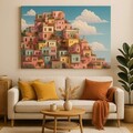 Tablou decorativ, Hm_Cnvs26-27-70x100, Cadru: 100% lemn (Grosime: 2 x 3 cm), Multicolor