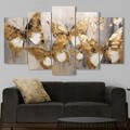 Tablou decorativ MDF (5 Pieces), 5MDF4595_60100 (100 x 60), 3 mm, Multicolor