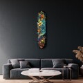 Tablou decorativ, Hawaiian, Dimensiune: 20 x 80 cm, Multicolor
