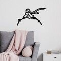 Decoratiune de perete, The Little Prince 2, Dimensiuni: 63 x 40 cm, Negru