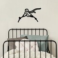 Decoratiune de perete, The Little Prince 2, Dimensiuni: 63 x 40 cm, Negru