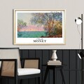 Tablou decorativ, 4262AHSMONET-001, Fundal: 100% MDF (Grosime: 2,7 mm, Multicolor