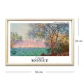 Tablou decorativ, 4262AHSMONET-001, Fundal: 100% MDF (Grosime: 2,7 mm, Multicolor