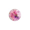 Ceas de perete decorativ din sticlă, Huhu339, Diametru: 40 cm (1 bucată), Multicolor