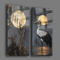 Tablou decorativ (2 Pieces), 2P3570Camtbl-001, Dimensiune: 35 x 70 cm (2 bucăți), Multicolor