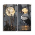 Tablou decorativ (2 Pieces), 2P3570Camtbl-001, Dimensiune: 35 x 70 cm (2 bucăți), Multicolor