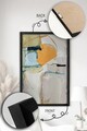 Tablou decorativ (2 Pieces), Ersy2L Model3 - Negru, MDF (Grosime: 2,7 mm, Multicolor
