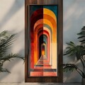 Tablou decorativ, LONG006-S/120-40, Imprimat UV, Multicolor