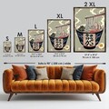 Tablou decorativ, GE208-L, Lemn, Multicolor
