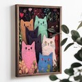 Tablou decorativ, TUN054-XL, Lemn, Multicolor
