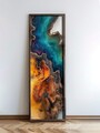 Tablou decorativ, EMR074, Lemn, Multicolor