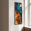 Tablou decorativ, EMR074, Lemn, Multicolor