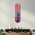 Tablou decorativ, Cactus, Dimensiune: 20 x 80 cm, Multicolor
