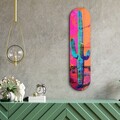 Tablou decorativ, Cactus, Dimensiune: 20 x 80 cm, Multicolor