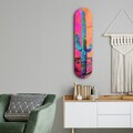 Tablou decorativ, Cactus, Dimensiune: 20 x 80 cm, Multicolor