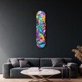 Tablou decorativ, Graffiti Abstract, Dimensiune: 20 x 80 cm, Multicolor
