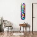 Tablou decorativ, Graffiti Abstract, Dimensiune: 20 x 80 cm, Multicolor