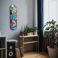 Tablou decorativ, Graffiti Abstract, Dimensiune: 20 x 80 cm, Multicolor