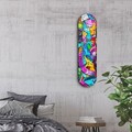 Tablou decorativ, Graffiti Abstract, Dimensiune: 20 x 80 cm, Multicolor
