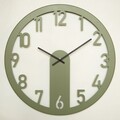 Ceas de perete, Mood Metal Wall Clock, Dimensiune: 48 x 48 cm, Verde