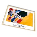Tablou decorativ, 4262AHSKANDINSKY-017, Fundal: 100% MDF (Grosime: 2,7 mm, Multicolor