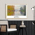 Tablou decorativ, 4262AHSMONET-002, Fundal: 100% MDF (Grosime: 2,7 mm, Multicolor