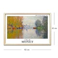 Tablou decorativ, 4262AHSMONET-002, Fundal: 100% MDF (Grosime: 2,7 mm, Multicolor