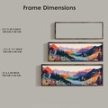 Tablou decorativ, EMR001, Lemn, Multicolor