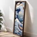 Tablou decorativ, EMR097, Lemn, Multicolor