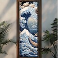 Tablou decorativ, EMR097, Lemn, Multicolor