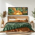 Tablou decorativ, GE005-S, Lemn, Multicolor