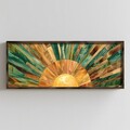 Tablou decorativ, GE005-S, Lemn, Multicolor