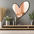 Oglinda decorativa, Ozgl517, Partea de jos: 100% EVA (Grosime: 10 mm, Auriu roz
