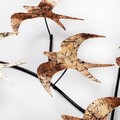 Decoratiune de perete, Flying Birds 3, Dimensiuni: 69 x 41 x 7 cm, Multicolor