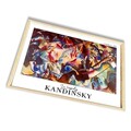 Tablou decorativ, 4262AHSKANDINSKY-004, Fundal: 100% MDF (Grosime: 2,7 mm, Multicolor
