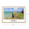 Tablou decorativ, 4262AHSMONET-004, Fundal: 100% MDF (Grosime: 2,7 mm, Multicolor