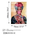 Tablou decorativ, UV-722 70 x 100, 70 x 100 cm, Multicolor