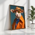 Tablou decorativ, GE143-L, Lemn, Multicolor