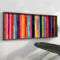 Tablou decorativ, EMR037, Lemn, Multicolor