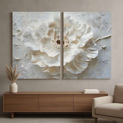 Tablou decorativ (2 Pieces), DEV5, Lemn, Multicolor