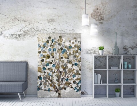 Tablou decorativ, WY66(50 x 70), Lemn (Grosime: 2 x 3 cm, Multicolor
