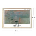 Tablou decorativ, 4262AHSMONET-008, Fundal: 100% MDF (Grosime: 2,7 mm, Multicolor