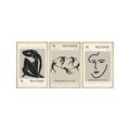 Tablou decorativ (3 Pieces), Huhu255, Lemn masiv (Grosime: 2 cm, Multicolor